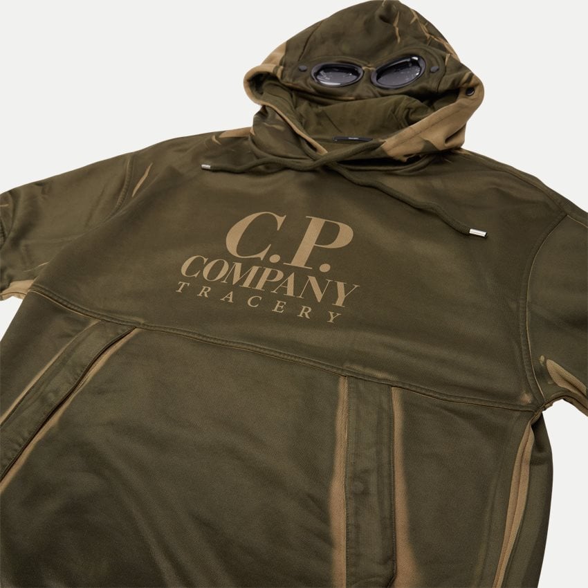 C.P. Company Sweatshirts SS205A 006198P OLIVEN