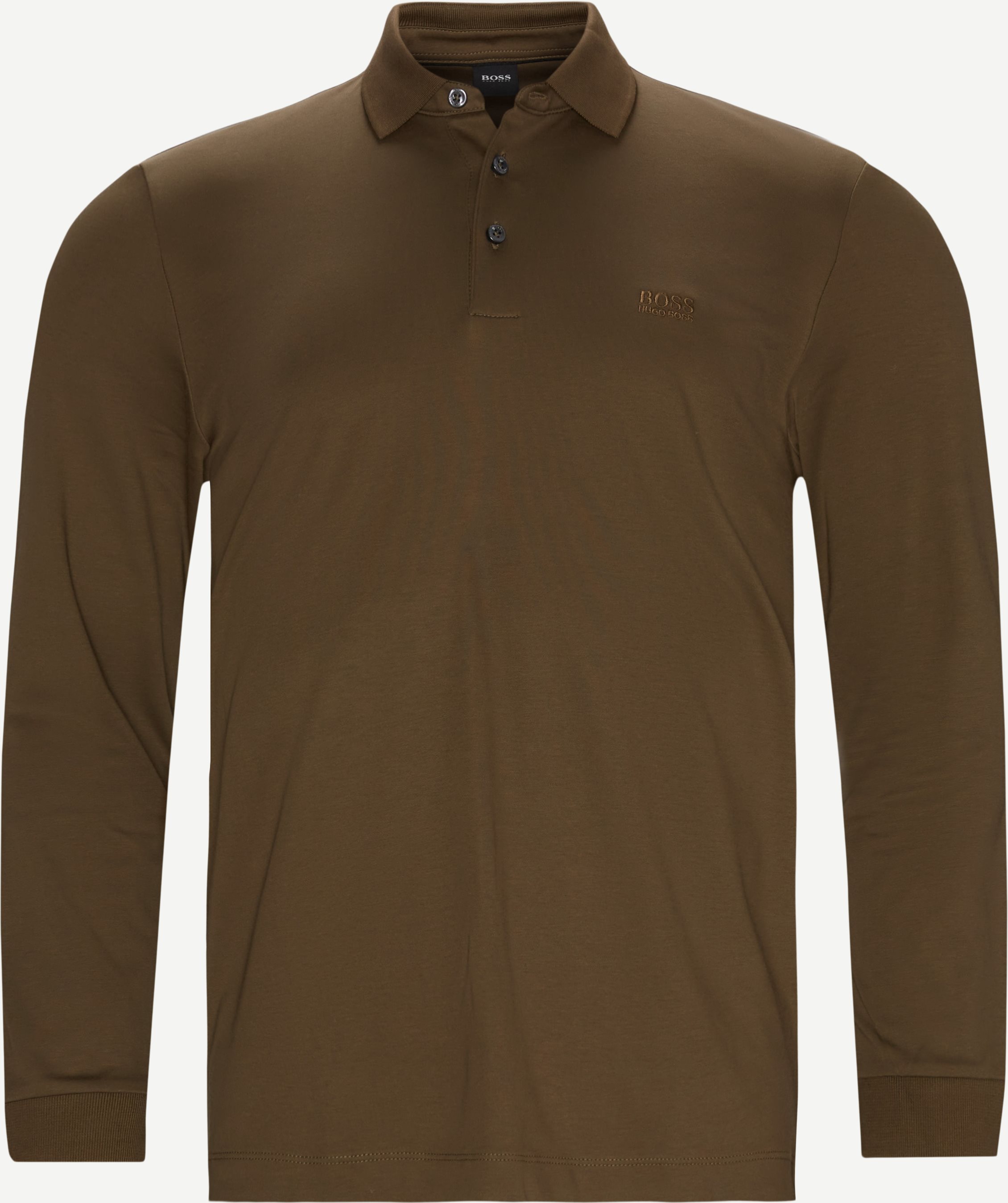Pado11 Langarm-Polo - T-Shirts - Regular fit - Oliv