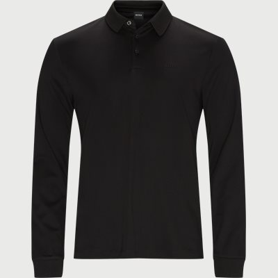 Pado11 Long Sleeve Polo Regular fit | Pado11 Long Sleeve Polo | Black