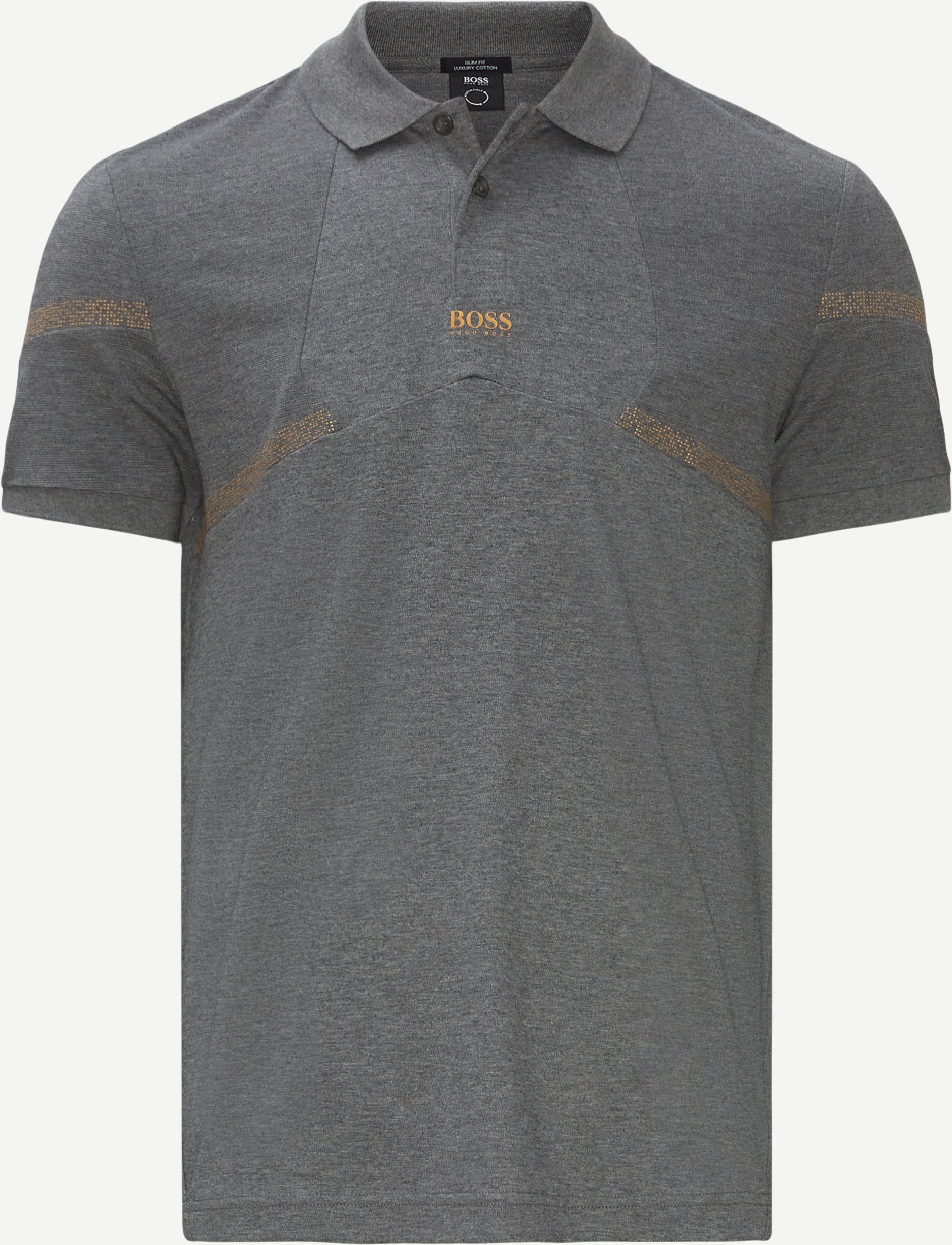 Paul Pixel Polo - T-shirts - Slim fit - Grey