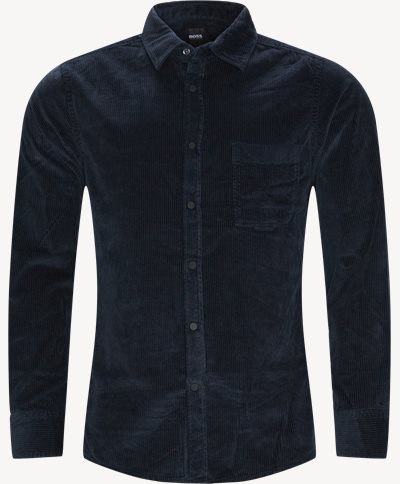 Riou Velvet Shirt Regular fit | Riou Velvet Shirt | Blue