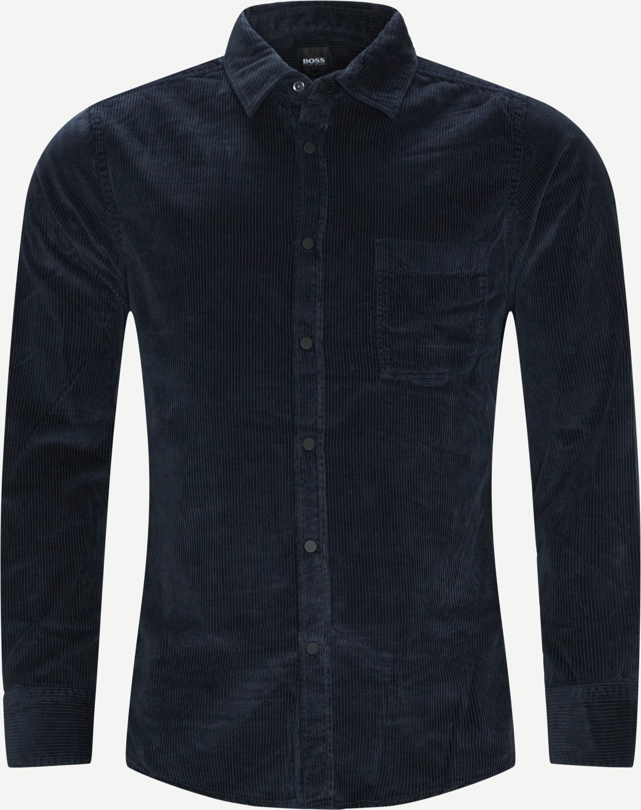 Riou sammetskjorta - Skjortor - Regular fit - Blå