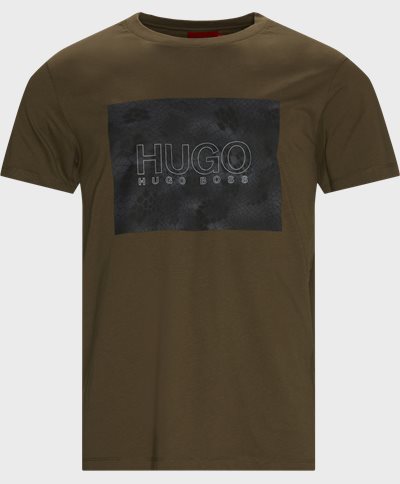 HUGO T-shirts 50456859 DOLIVE_U214 Grön