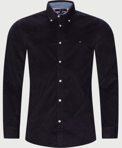 Corduroy Velvet Shirt Slim fit | Corduroy Velvet Shirt | Blue