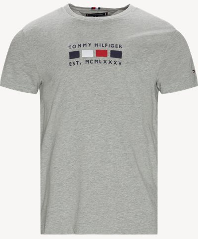 Four Flags Tee Regular fit | Four Flags Tee | Grey
