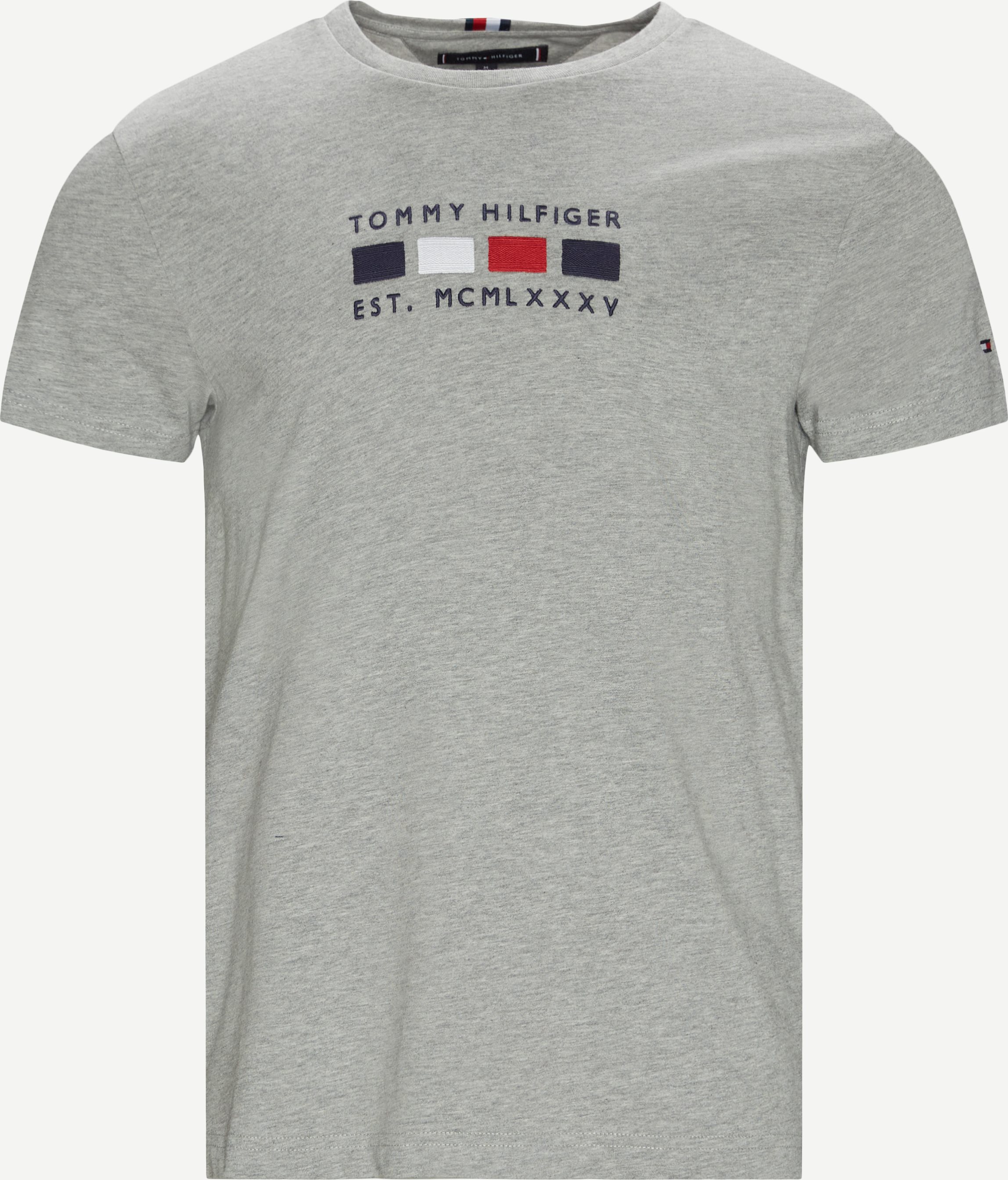 Four Flags Tee - T-shirts - Regular fit - Grey
