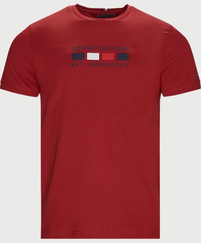 Four Flags Tee Regular fit | Four Flags Tee | Red