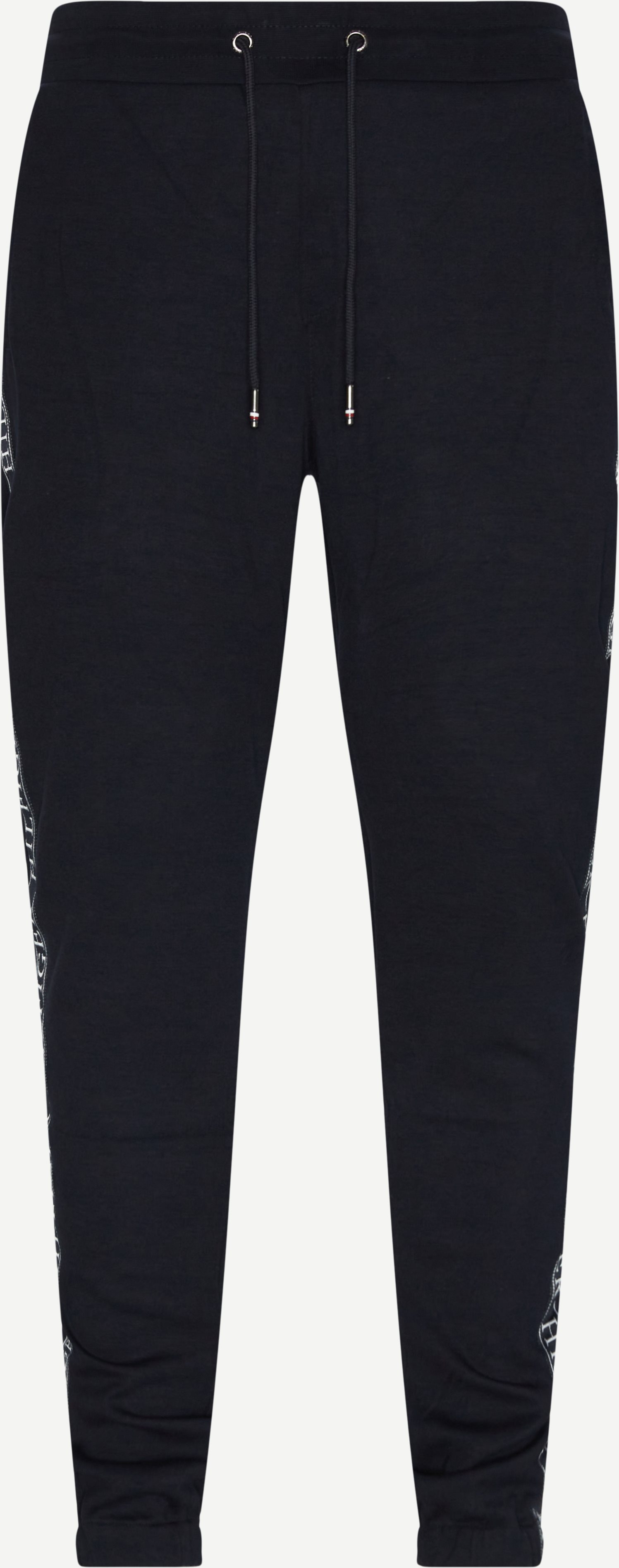 Branded Tape Sweatpants - Trousers - Regular fit - Blue
