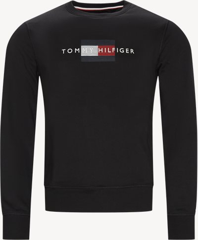 Lines Logo Sweatshirt Regular fit | Lines Logo Sweatshirt | Black