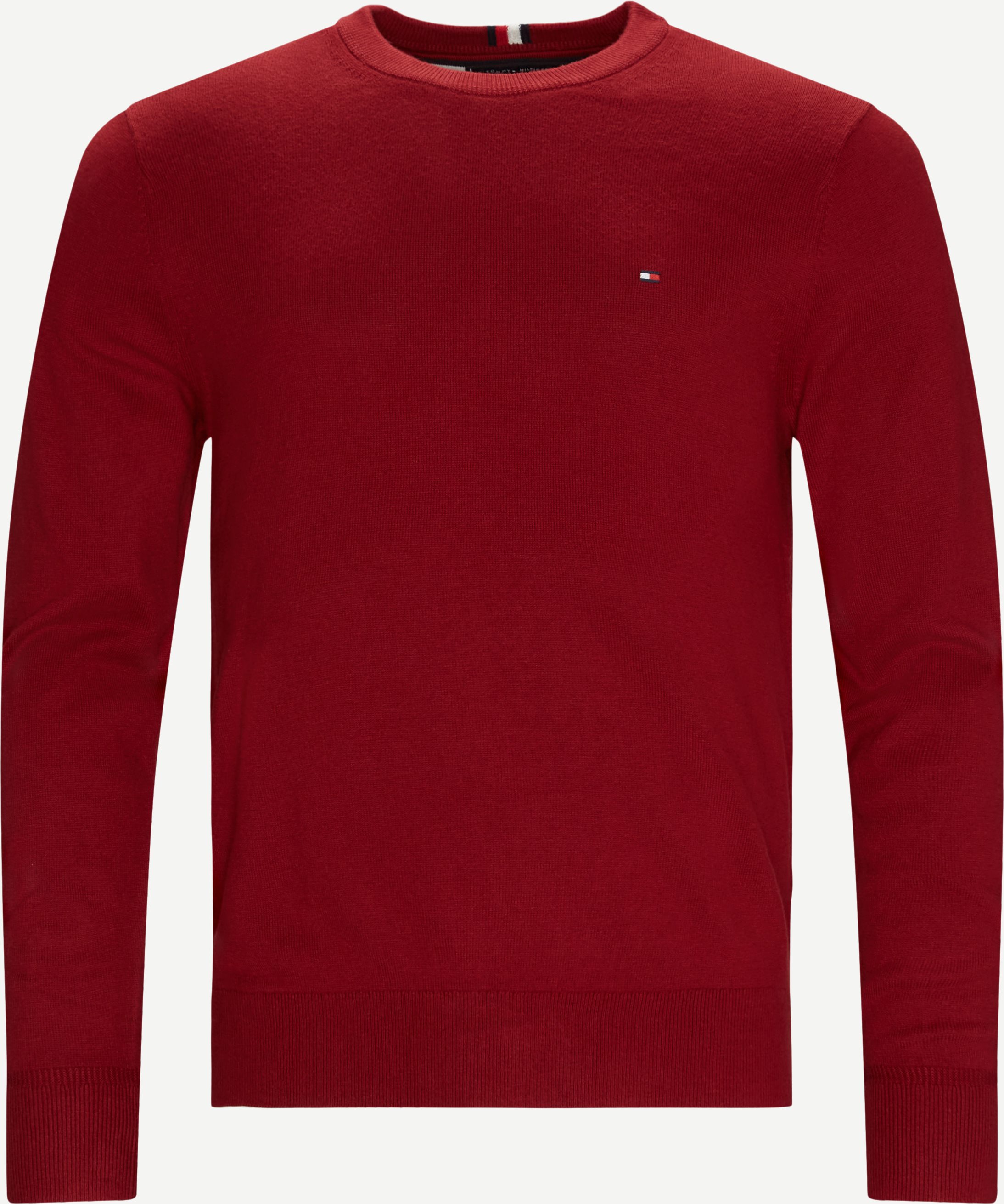 Pima Cotton Cashmere Sticka - Stickat - Regular fit - Röd