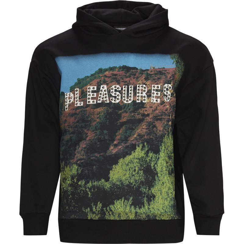 Pleasures Now Pleasurewood Studded Hoody Sweatshirts Black