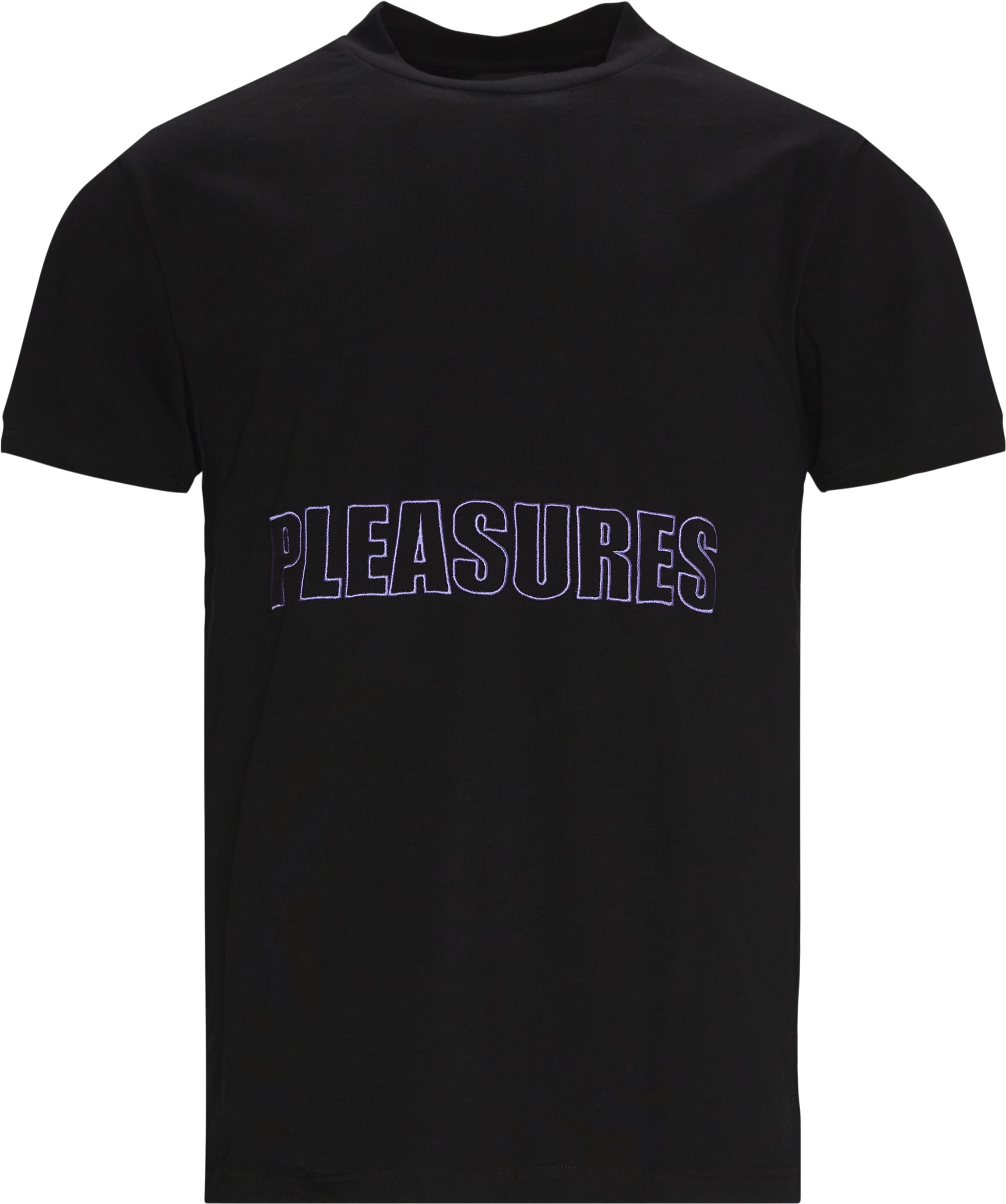 Pleasures T-shirts SHADE HEAVYWEIGHT TEE Svart