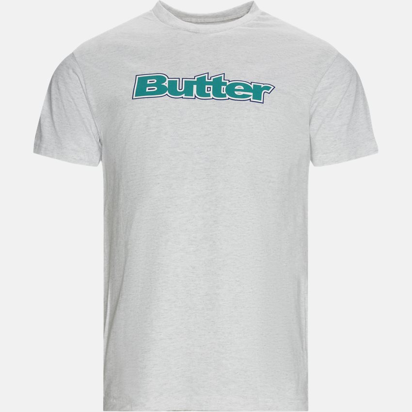 Butter Goods T-shirts WORDMARK TEE GRÅ