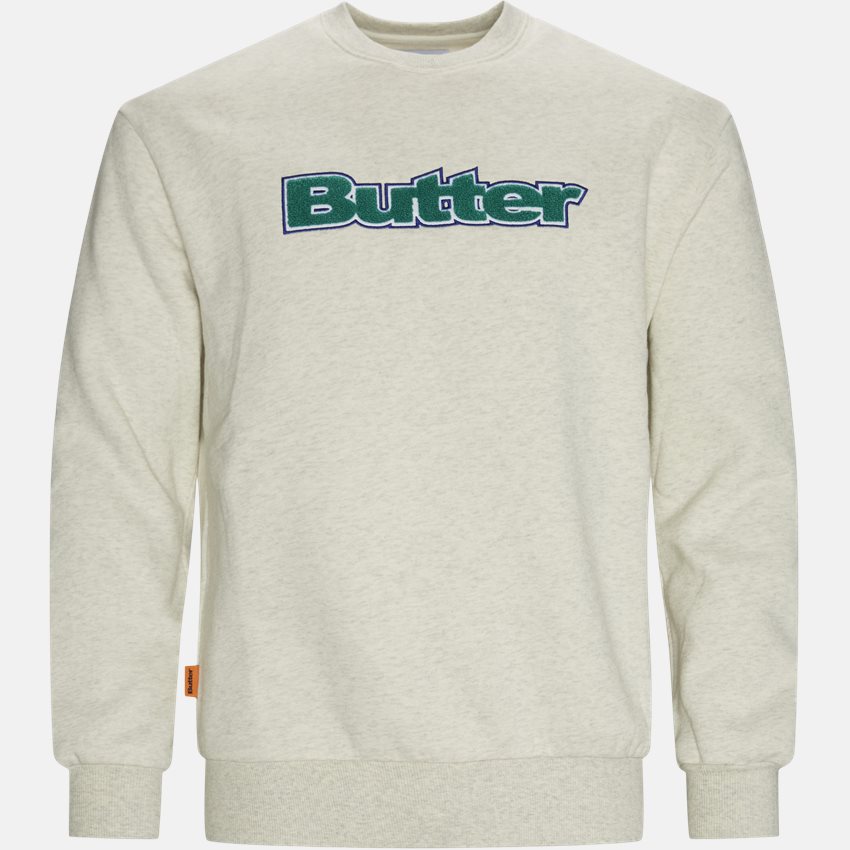 Butter Goods Sweatshirts CHENILLE LOGO SAND