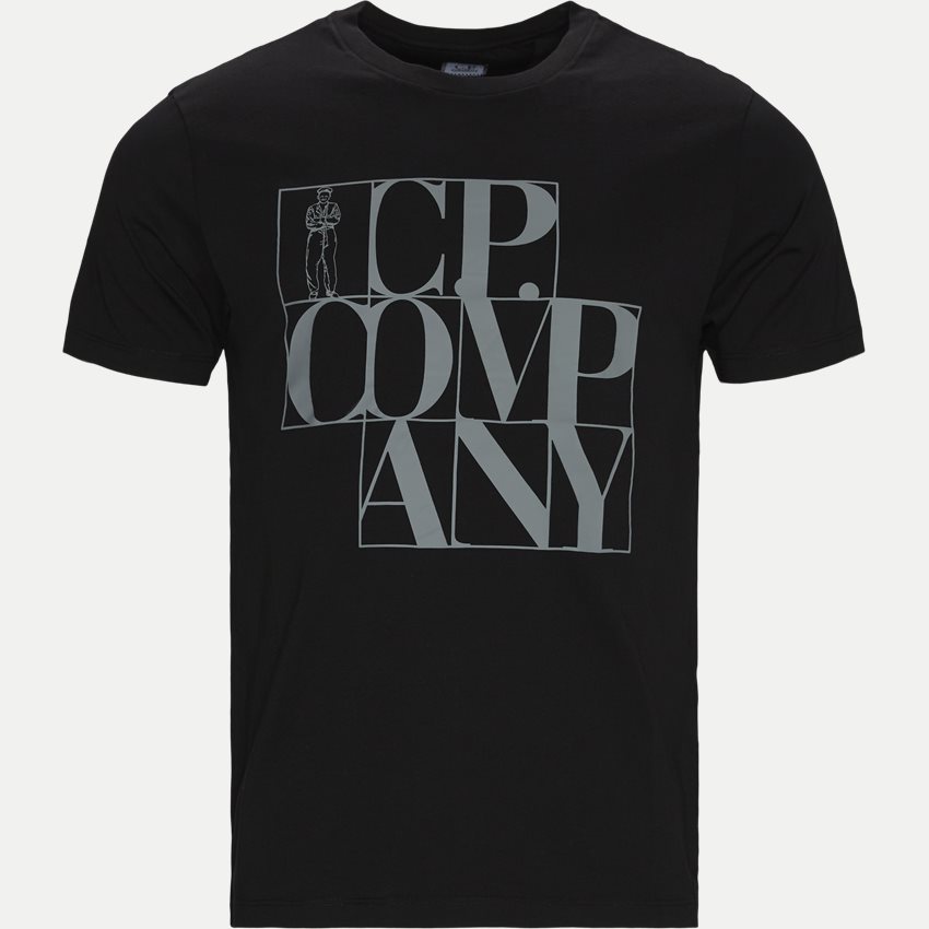C.P. Company T-shirts TSO41A 005100W SORT