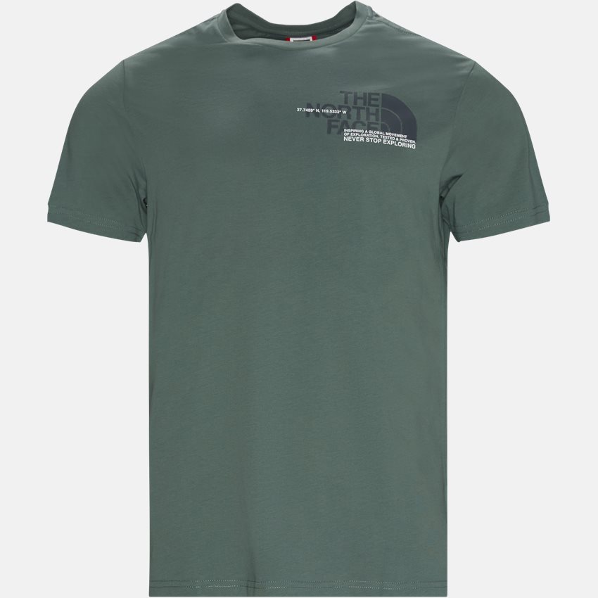 The North Face T-shirts COORDINATES GRØN