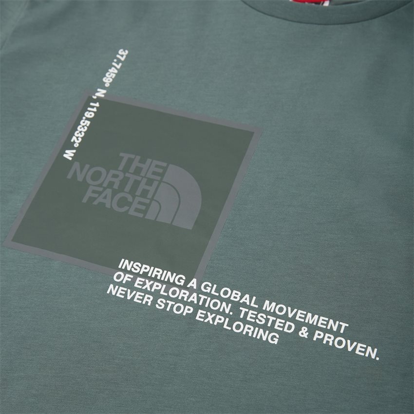 The North Face T-shirts CORDINATES L/S GRØN