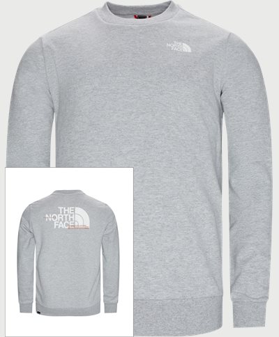 The North Face Sweatshirts CORDINATES CREW Grey