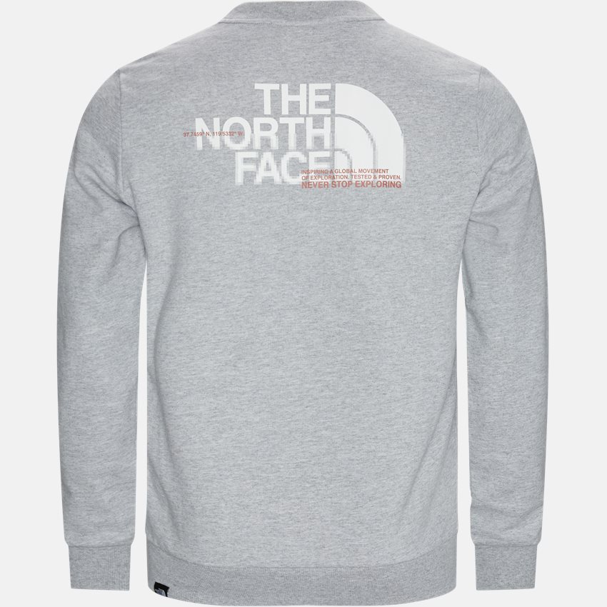 The North Face Sweatshirts CORDINATES CREW GRÅ