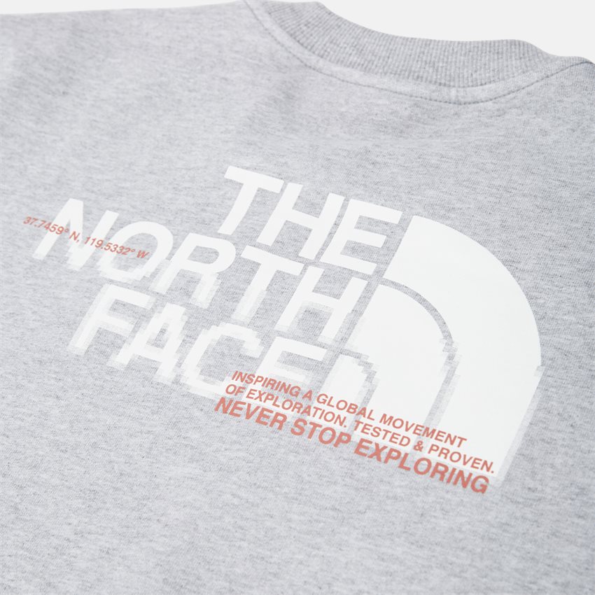 The North Face Sweatshirts CORDINATES CREW GRÅ