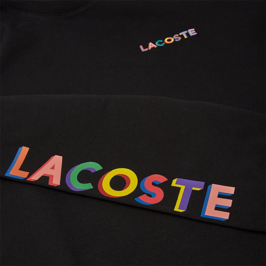 Lacoste T-shirts TH7292 SORT