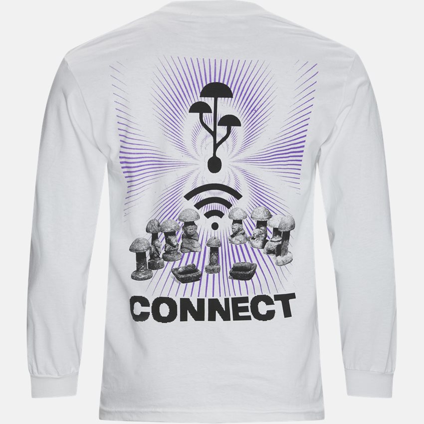PRMTVO T-shirts MICRODOSE CONNECT LS TEE HVID