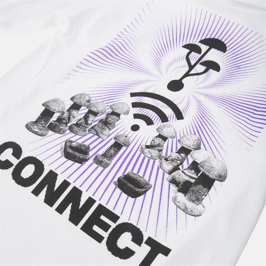 PRMTVO T-shirts MICRODOSE CONNECT LS TEE HVID