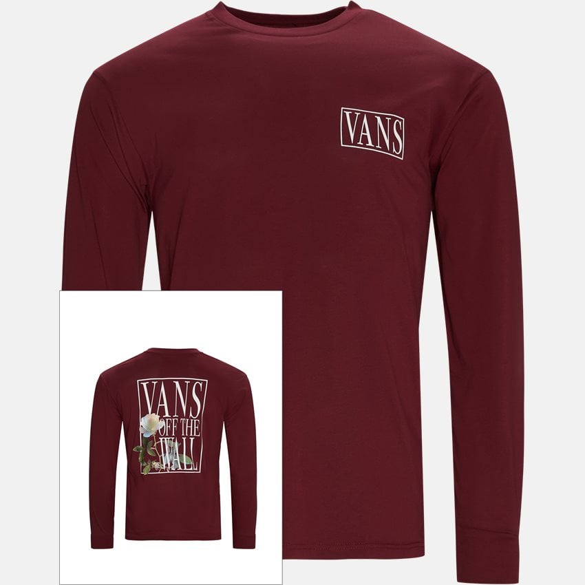 Vans T-shirts ROSE BOX VN0A5FQ0BRG1 BORDEAUX
