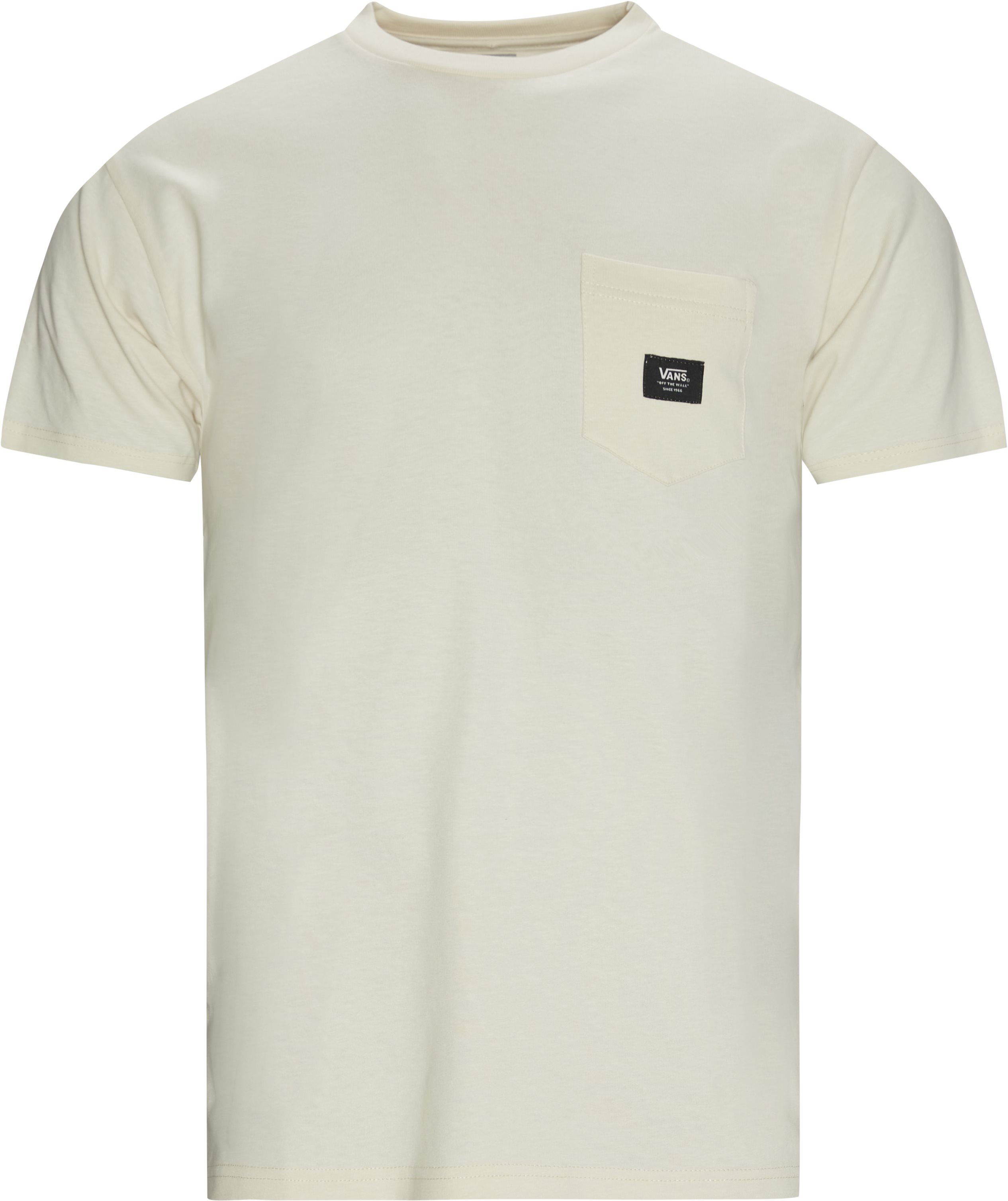 Woven Pocket Tee - T-shirts - Regular fit - White