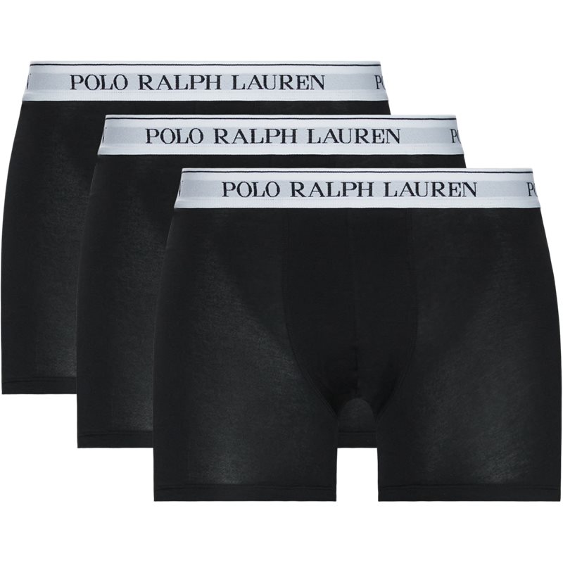Polo Ralph Lauren 3-pack Stretch Cotton Boxer Briefs Sort