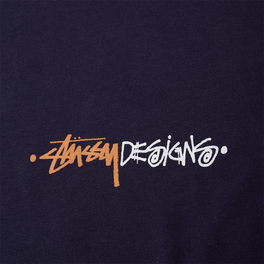 Stüssy T-shirts POSITIVE VIBRATION TEE 1904711 NAVY