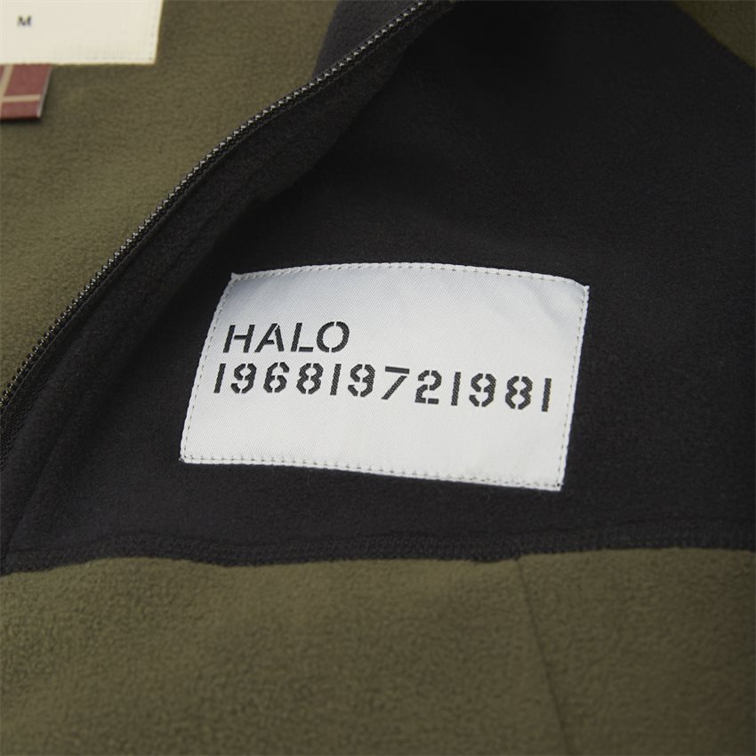 HALO Sweatshirts ZIP FLEECE 610024 ARMY