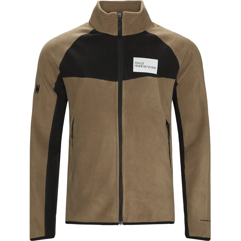 Halo Zip Fleece Brun