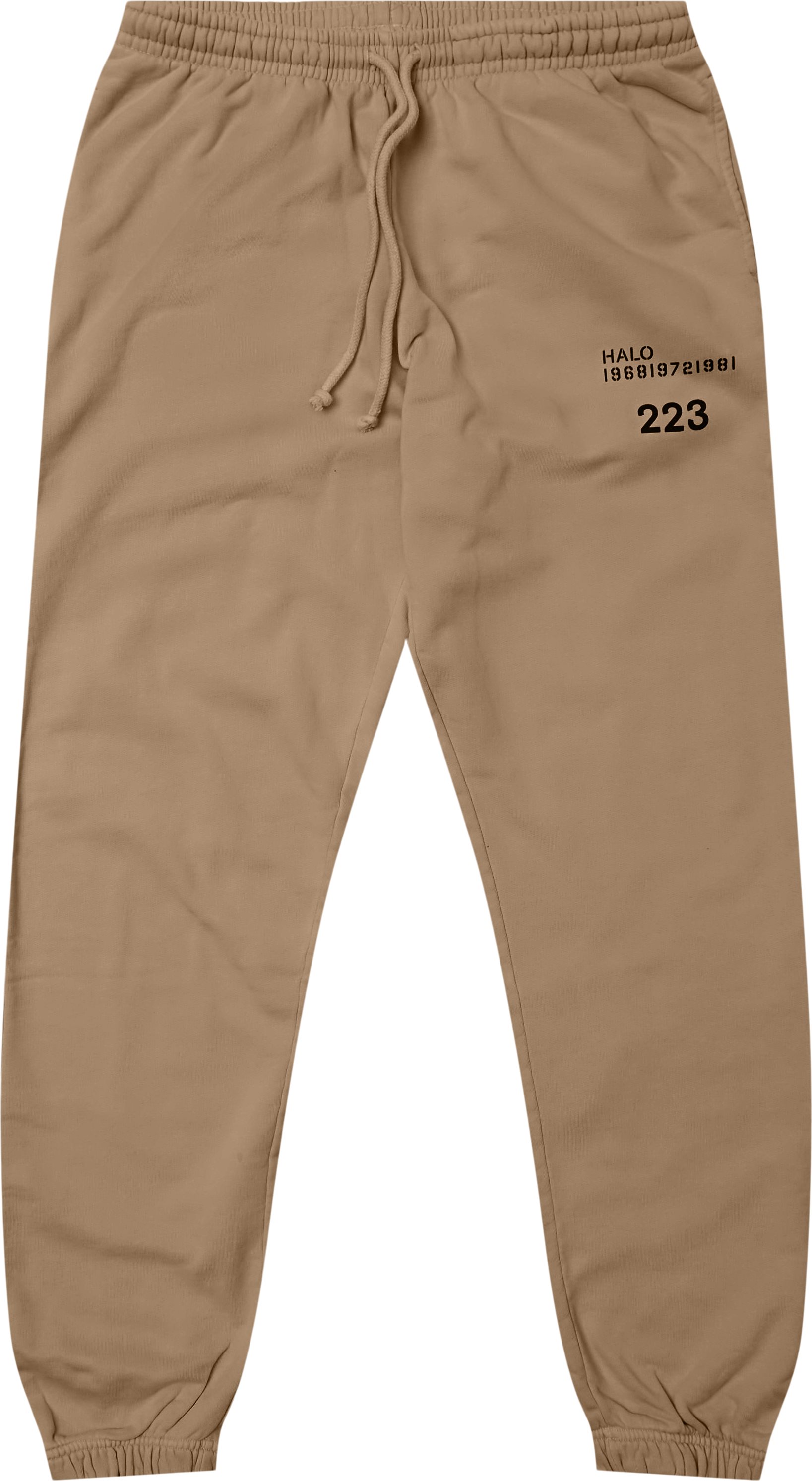 Cotton Sweatpant - Trousers - Regular fit - Sand