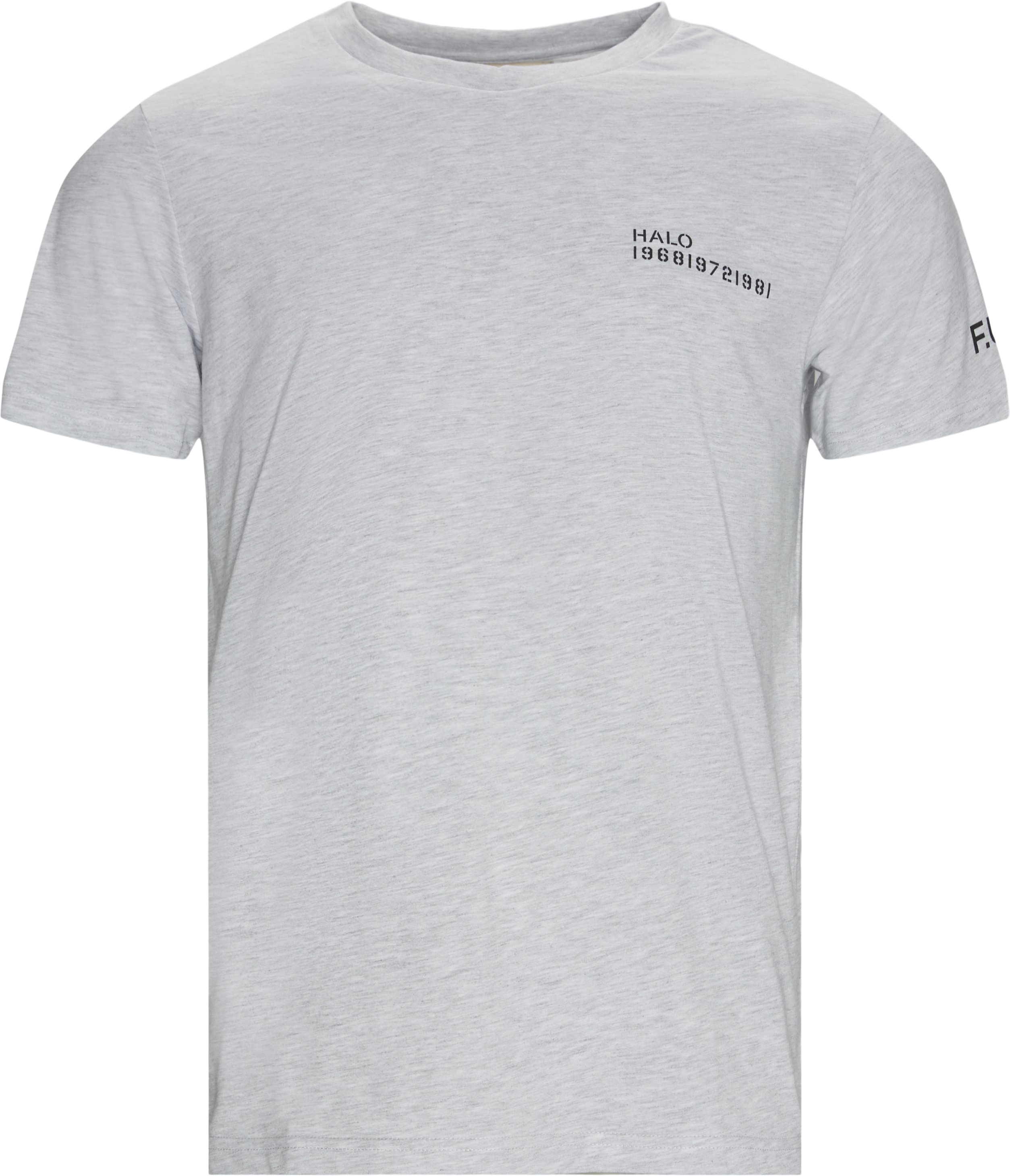 Cotton Tee  - T-shirts - Regular fit - Grey