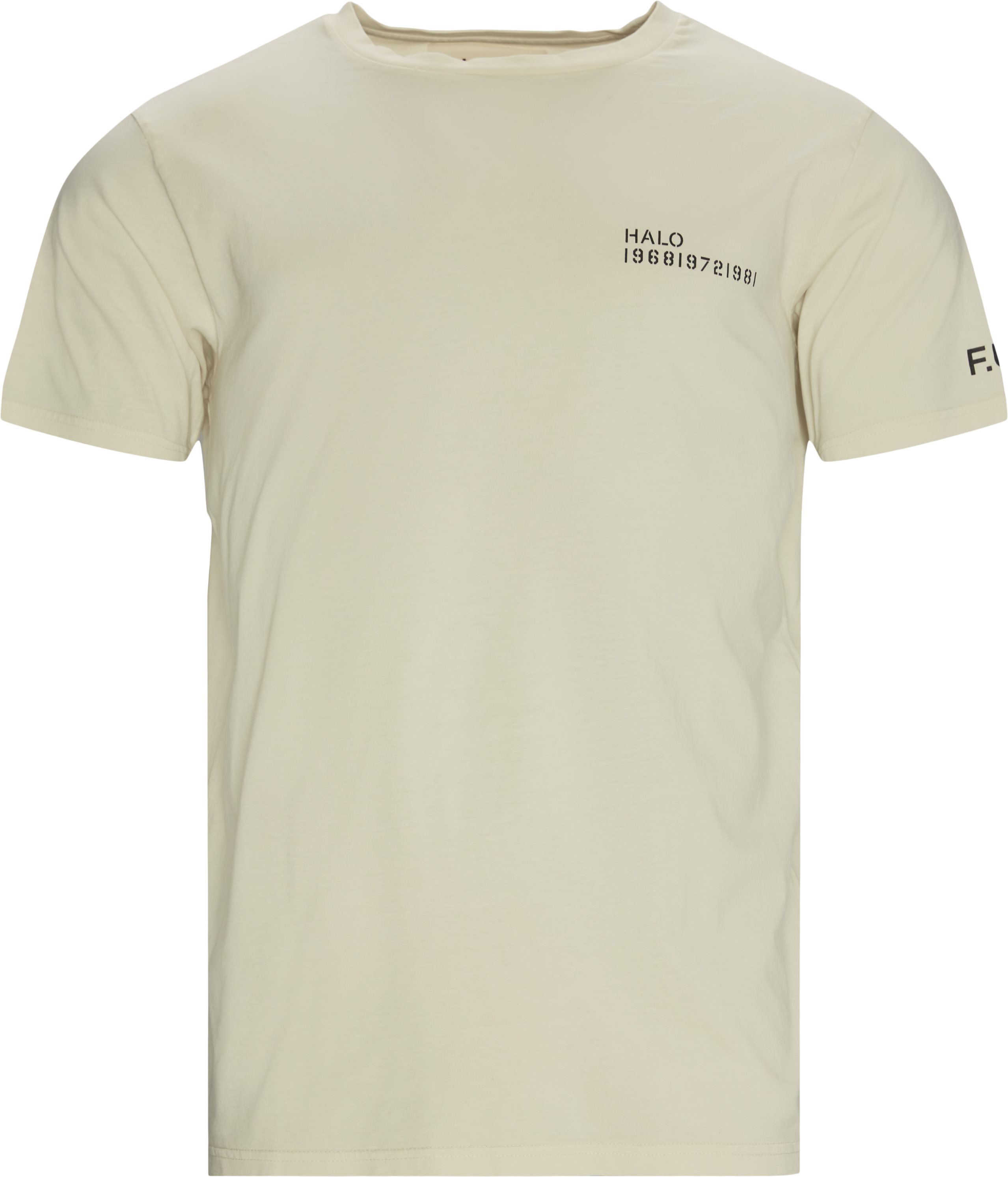 Cotton Tee  - T-shirts - Regular fit - Sand