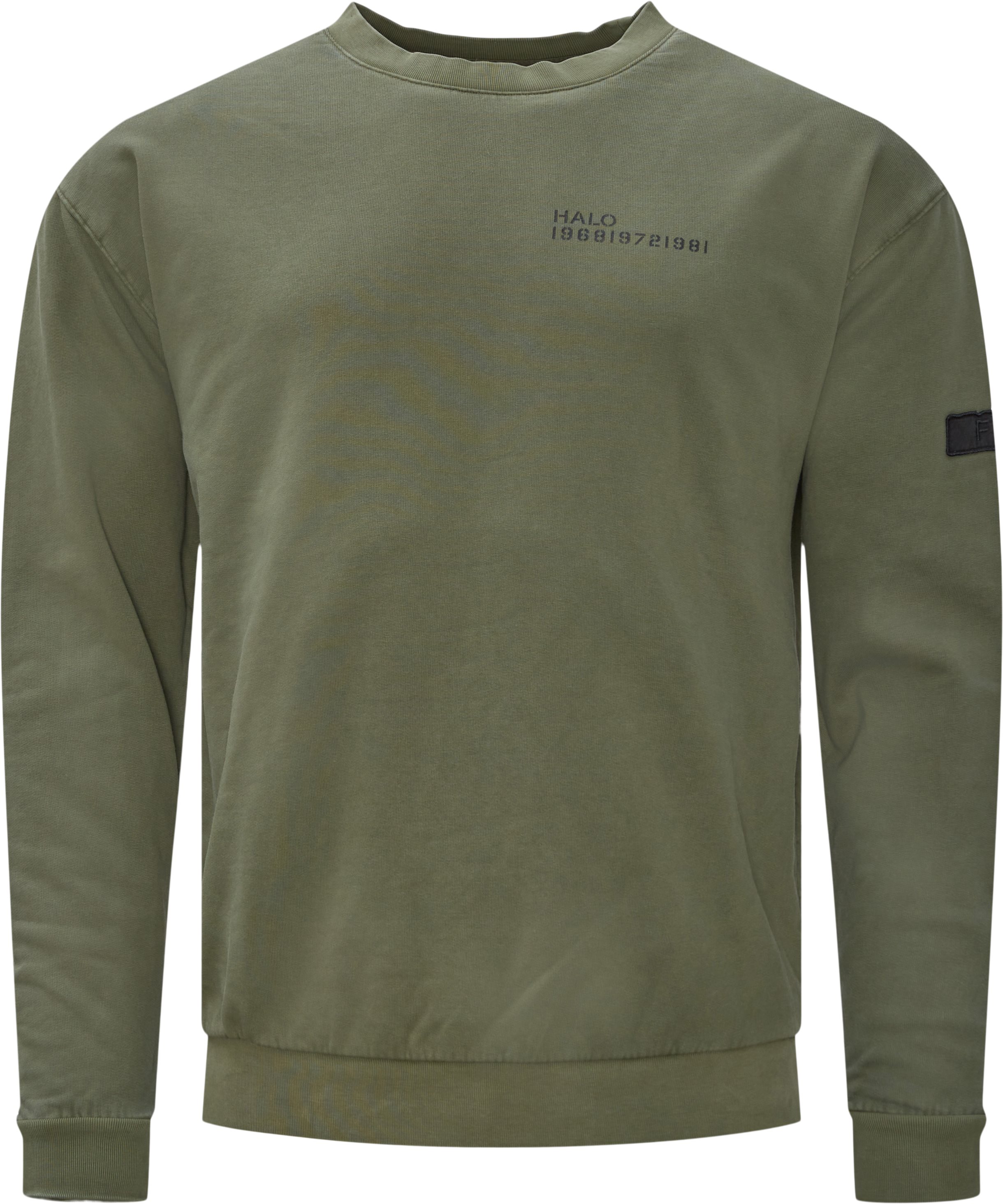 Cotton Crewneck - Sweatshirts - Regular fit - Army