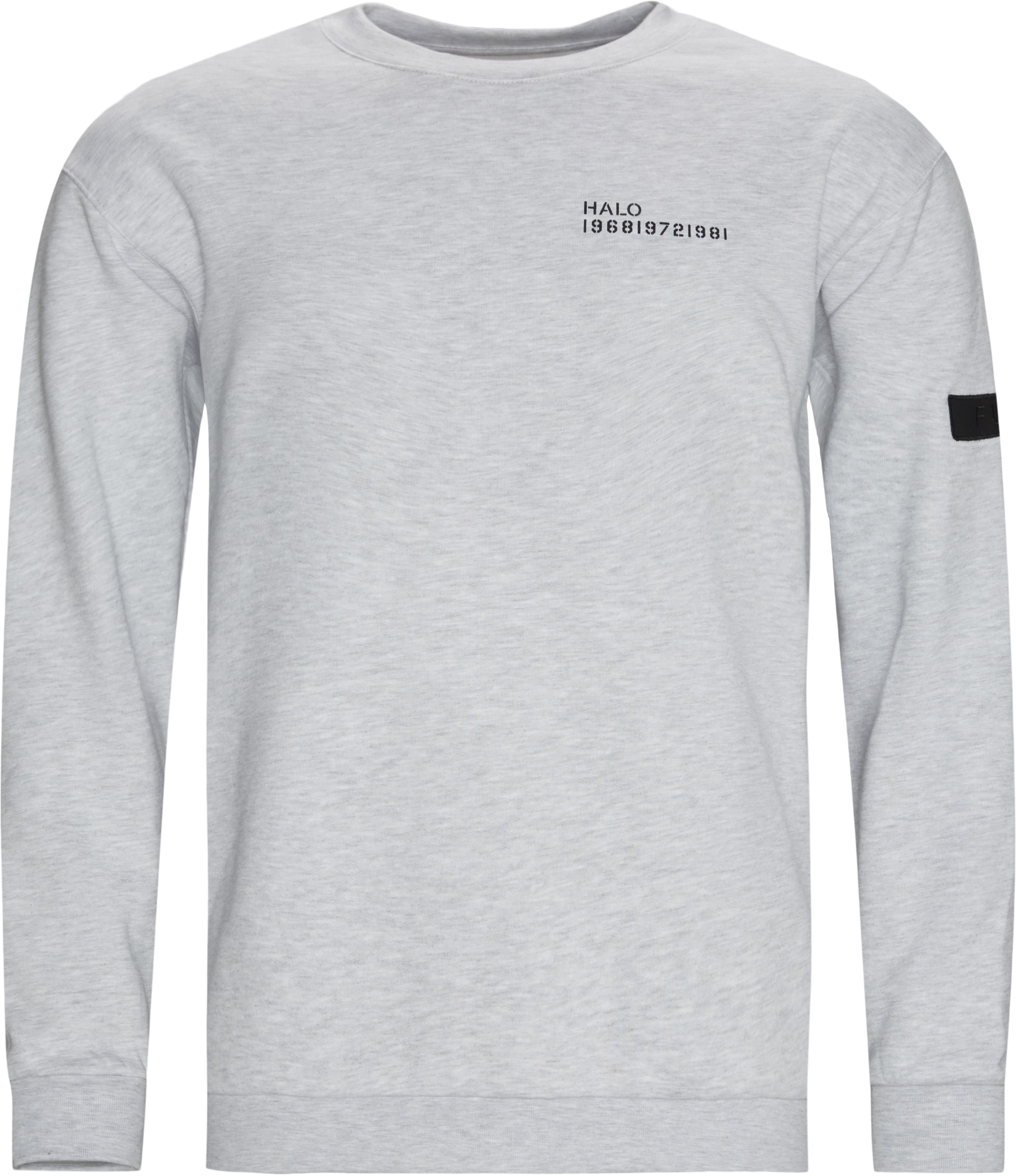 Cotton Crewneck - Sweatshirts - Regular fit - Grey