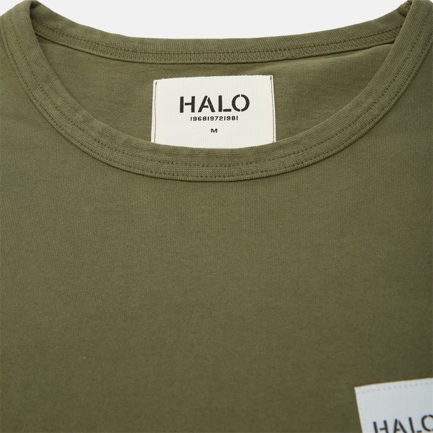 HALO T-shirts HEAVY COTTON LS 610106 GRØN