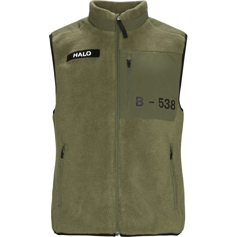 Halo Halo Fleece Vest Army