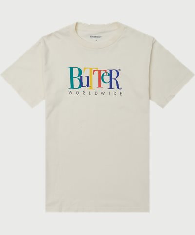Butter Goods T-shirts JUMBLE TEE Sand
