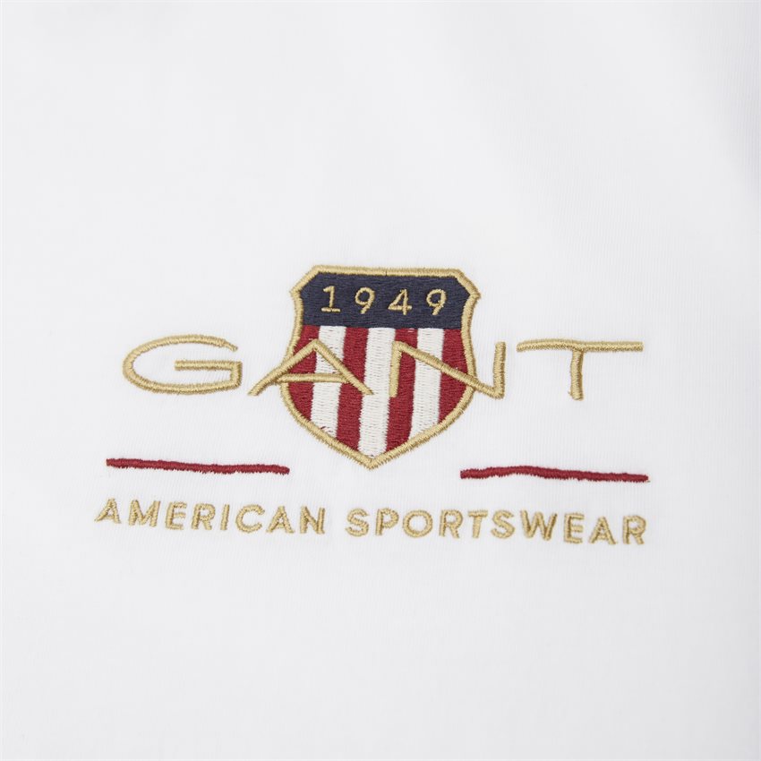 Gant T-shirts 2003081 D1 ARCHIVE SHIELD HVID