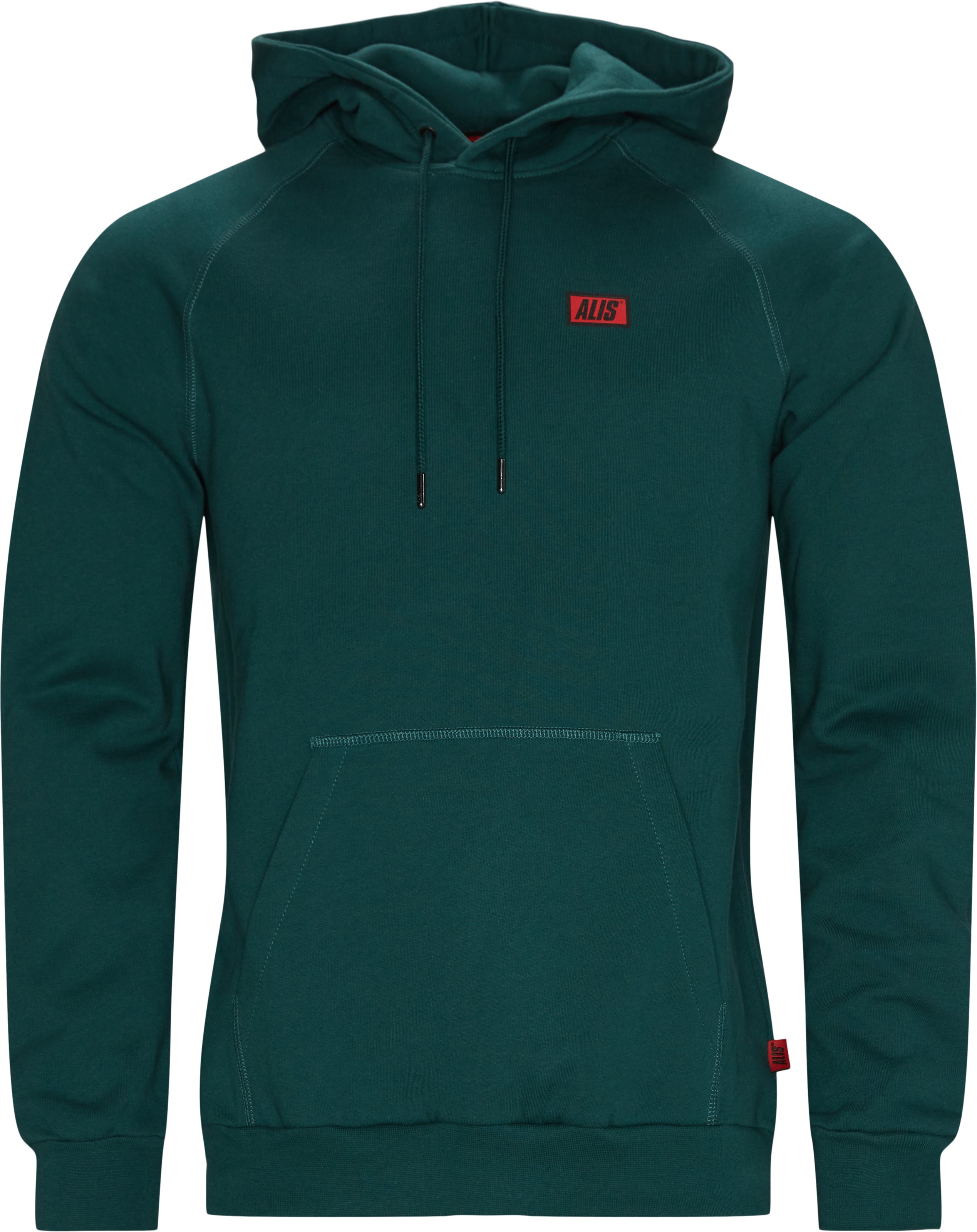 Classic Mini Logo Hoodie - Sweatshirts - Regular fit - Grøn