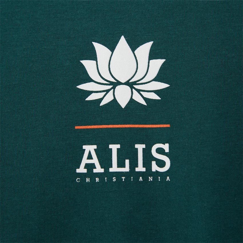 ALIS T-shirts MINIATURE LOTUS TEE AM3062 GRØN