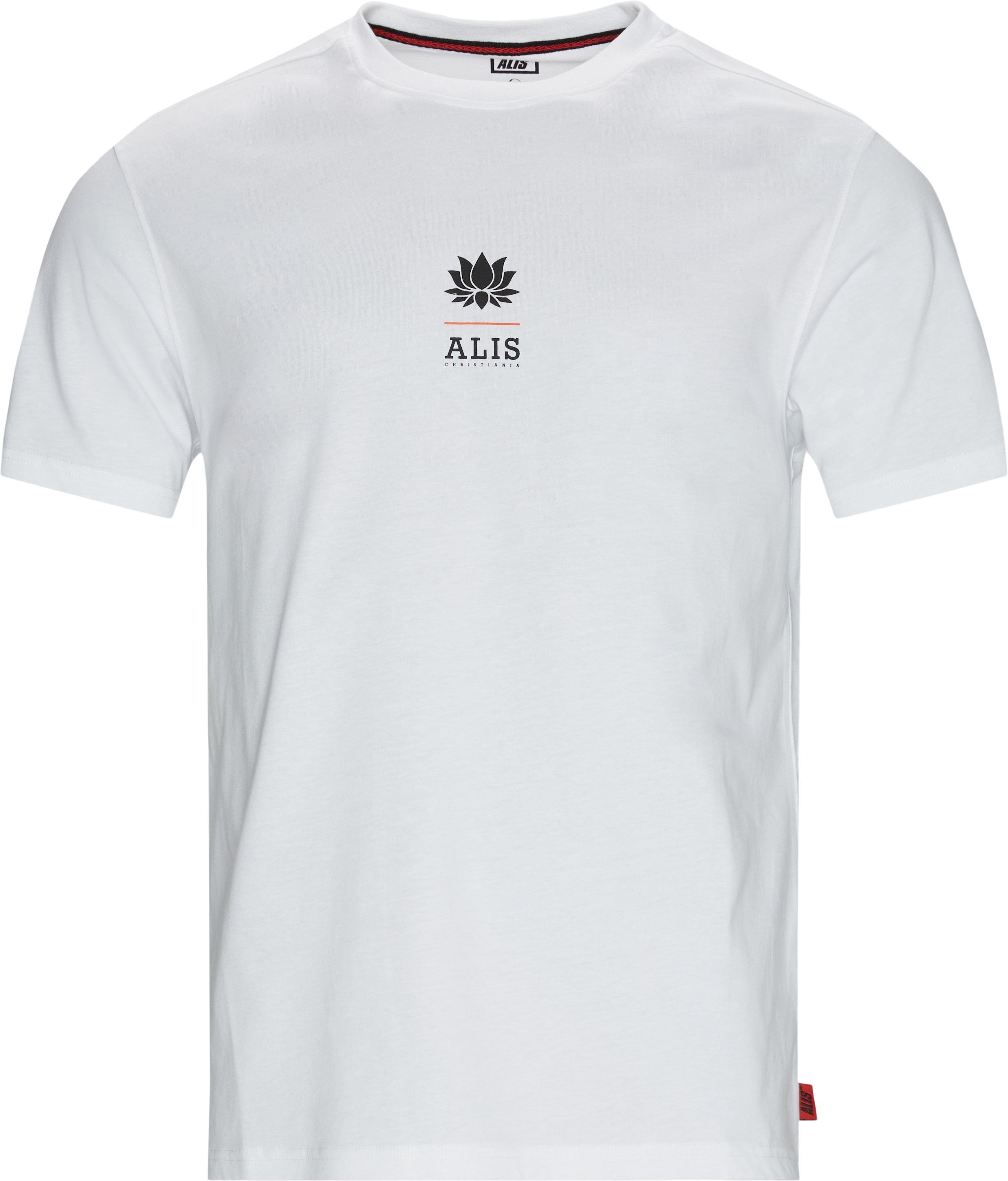 Miniature Lotus Tee - T-shirts - Regular fit - Hvid