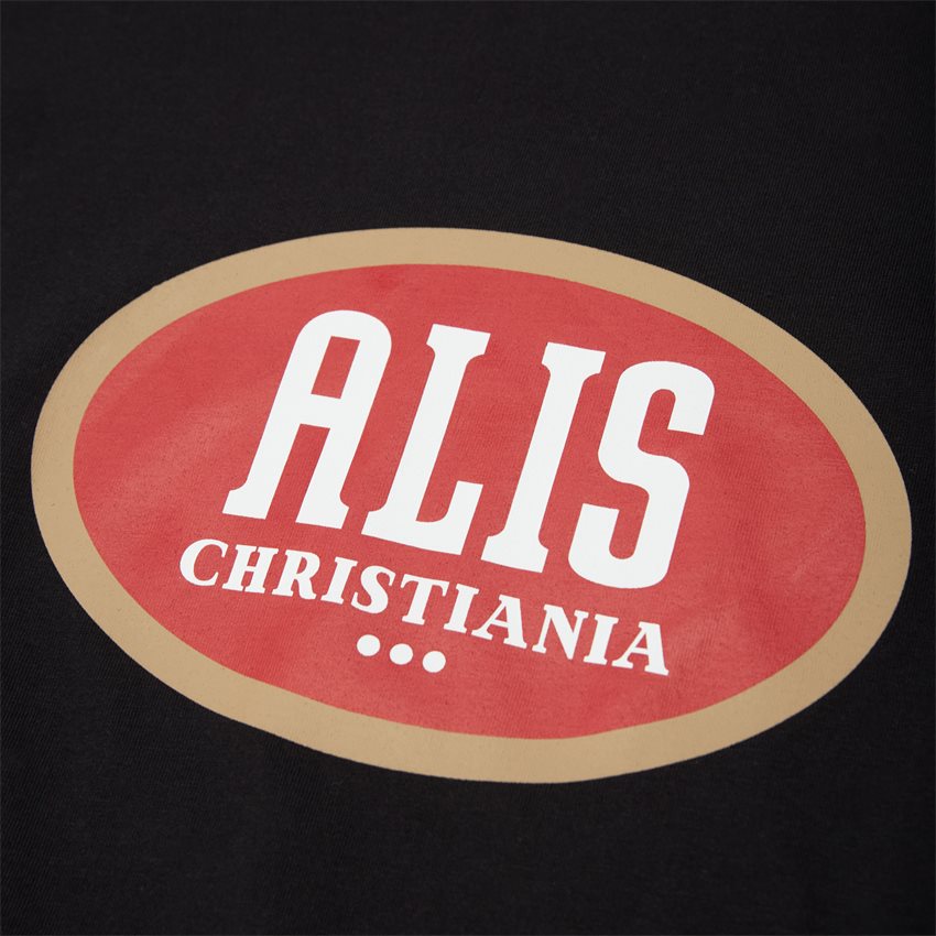 ALIS T-shirts BORN TO ROLL TEE AM3065 SORT