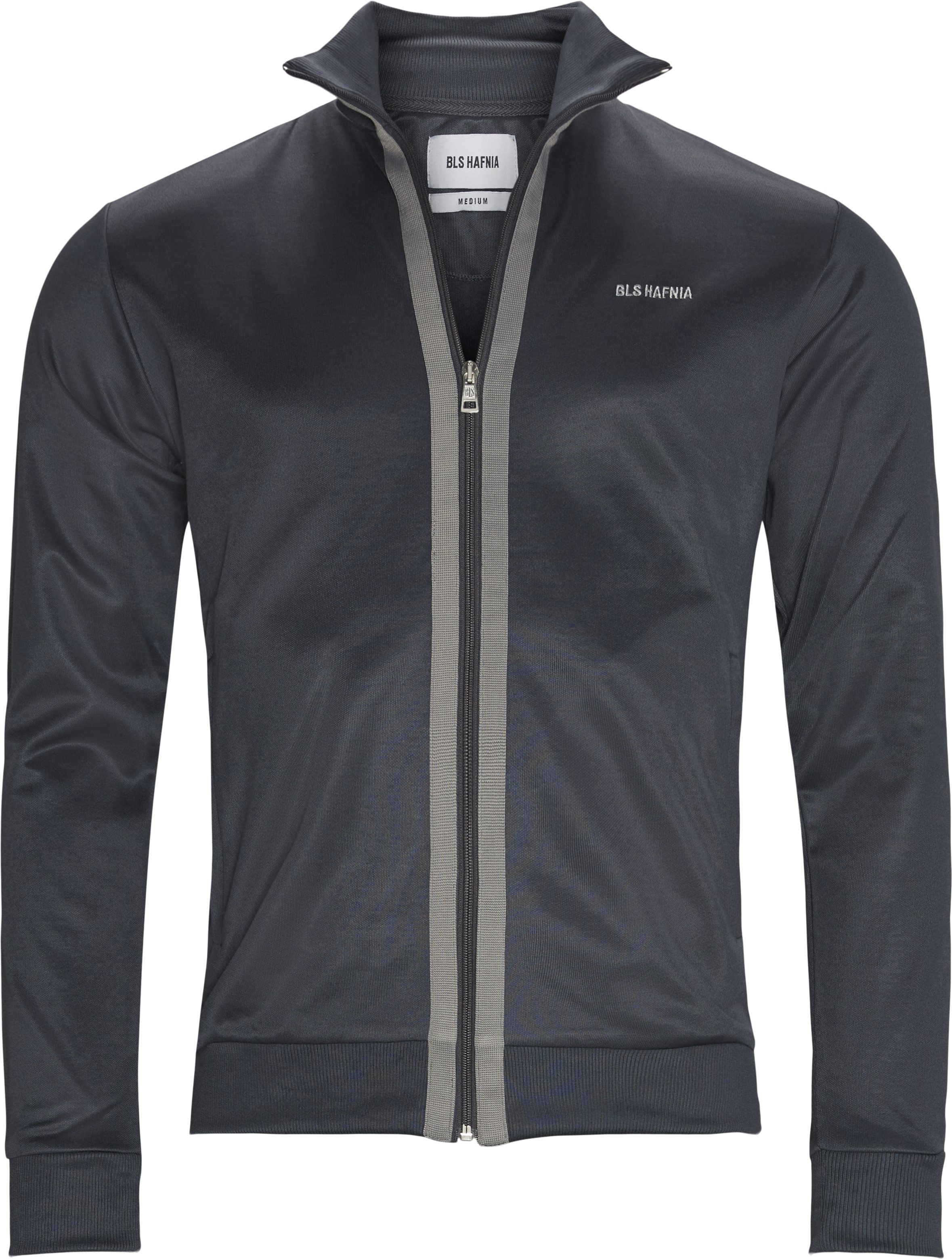 Martinez Stripe Jacket - Sweatshirts - Regular fit - Grey