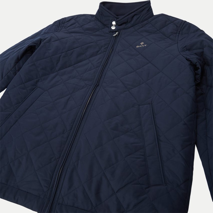 Gant Jackor 7006080 QUILTED WINDCHEATER AW21 NAVY