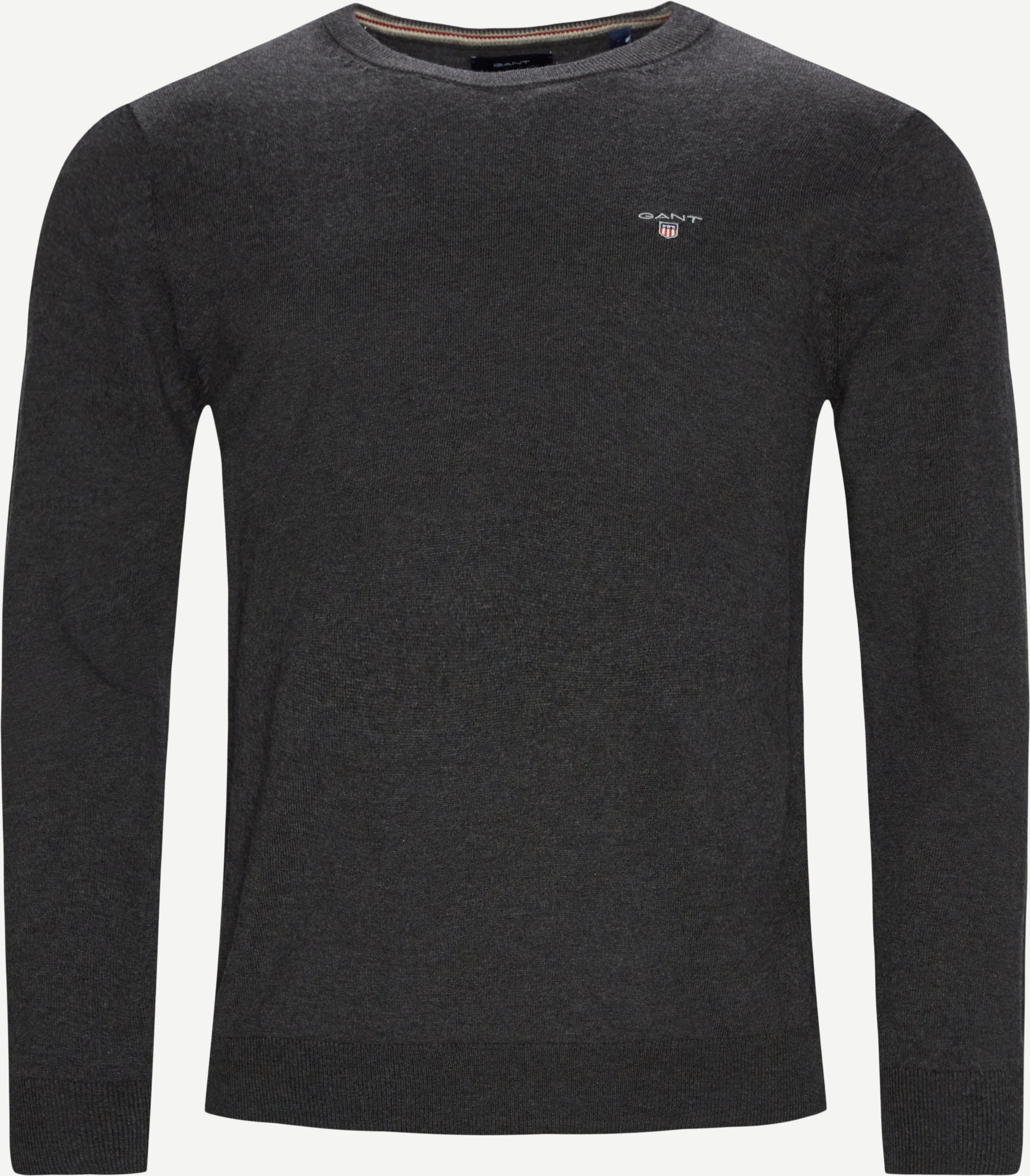 83101 Cotton Wool Strik - Knitwear - Regular fit - Grey