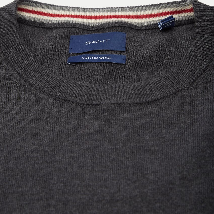 Gant Knitwear COTTON WOOL C-NECK 83101 KOKS